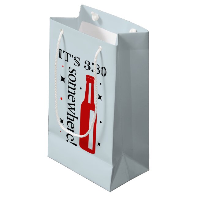 Bolsa De Regalo Pequeña Gracioso arte verbal de profesores (Angulo Anverso)