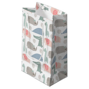 Bolsa De Regalo Pequeña Gracioso patrón animal facial
