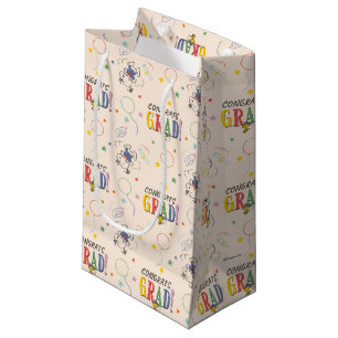 Bolsa De Regalo Pequeña Graduación de Peanuts Snoopy Woodstock