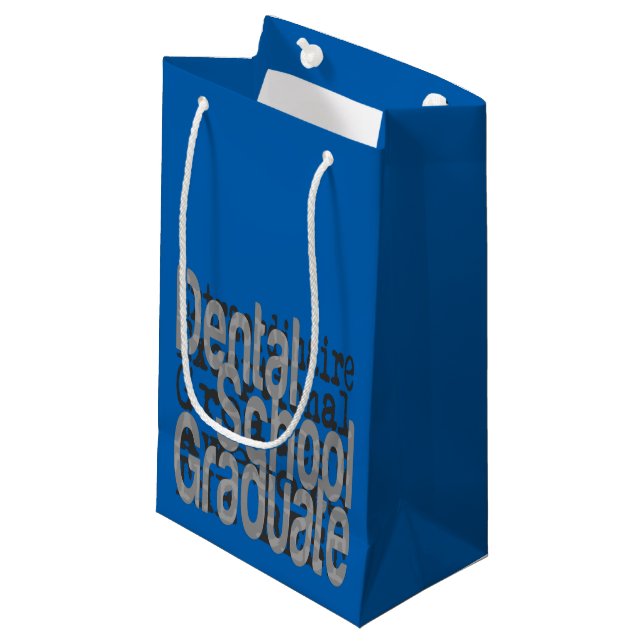 Bolsa De Regalo Pequeña Graduado de escuela dental Extraordinario (Angulo Anverso)