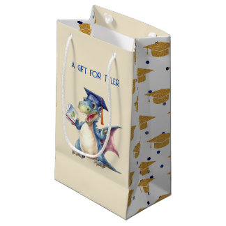 Bolsa De Regalo Pequeña Graduado de jardín de infantes de dragón personali