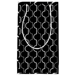 Bolsa De Regalo Pequeña Grandes Vieiras Negras