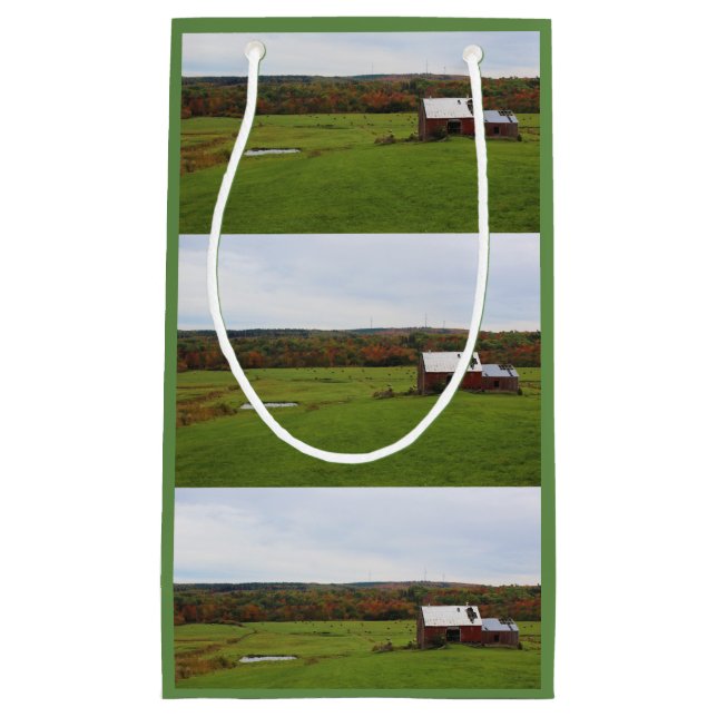 Bolsa De Regalo Pequeña Granja del otoño (Anverso)