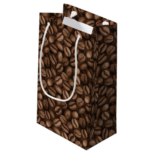 Bolsa De Regalo Pequeña Granos de café (Angulo reverso)