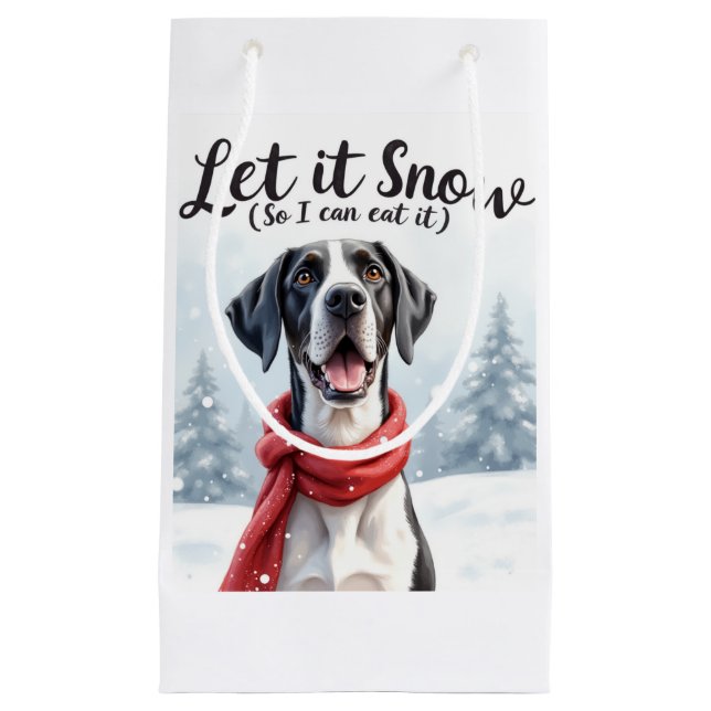 Bolsa De Regalo Pequeña Great Dane Gift bag (Anverso)