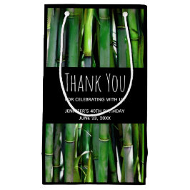 Bolsa De Regalo Pequeña Green Bamboo Stalks Nature Photography