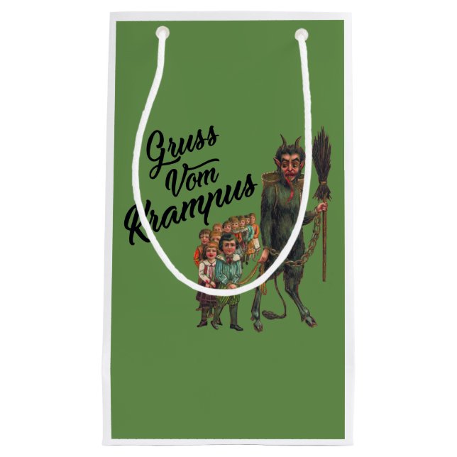 BOLSA DE REGALO PEQUEÑA GRUSS VOM KRAMPUS (Anverso)