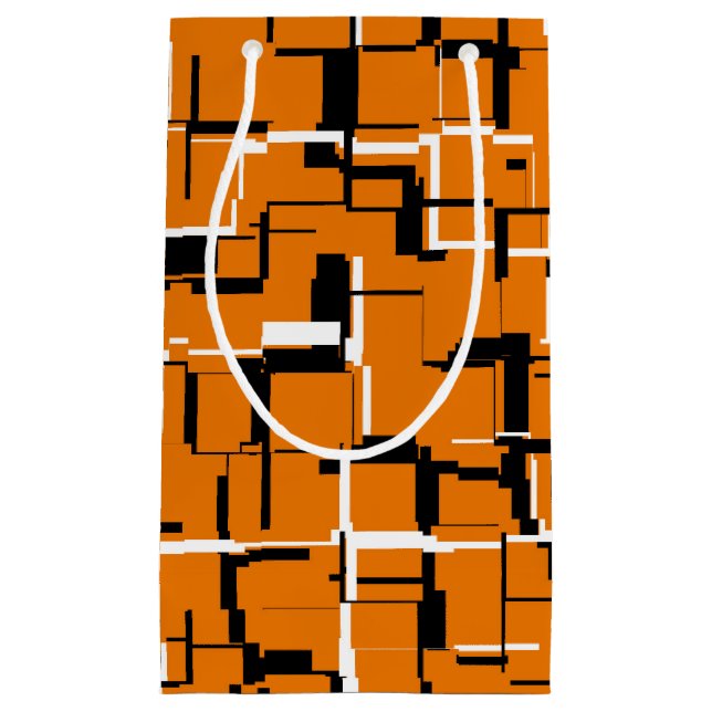 Bolsa De Regalo Pequeña GUAY Naranja Blanco negro (Anverso)