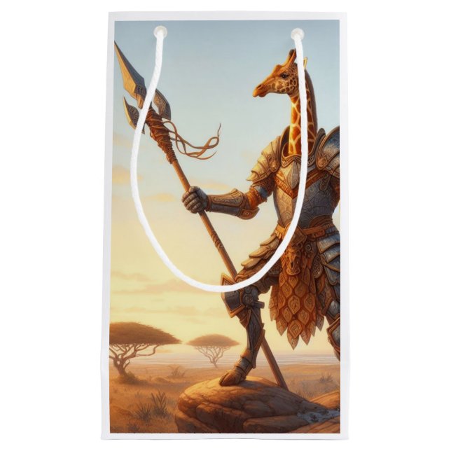 Bolsa De Regalo Pequeña Guerrero de Giraffe (Anverso)