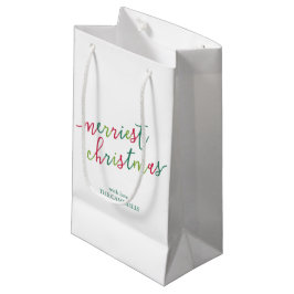 Bolsa De Regalo Pequeña Guión moderno "Navidades más bonitos"