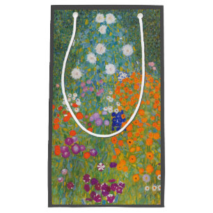 Bolsa De Regalo Pequeña Gustav Klimt Flor Jardín Naturaleza