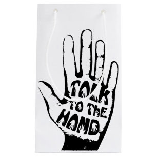 Bolsa De Regalo Pequeña Hablar Con La Mano