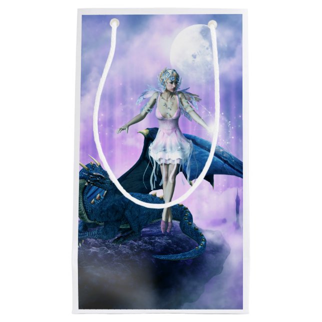 Bolsa De Regalo Pequeña Hada Dragón de Hielo (Anverso)