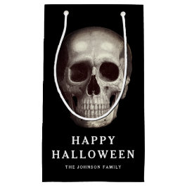 Bolsa De Regalo Pequeña Halloween de Black Scary Skull