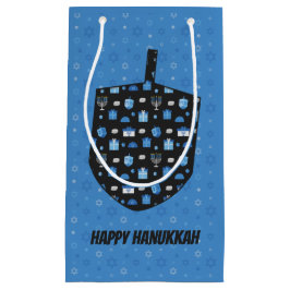Bolsa De Regalo Pequeña Hanukkah Dreidel Cutout