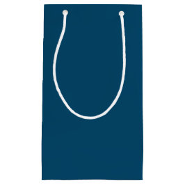 Bolsa De Regalo Pequeña Hanukkah Luces Nieves Azul