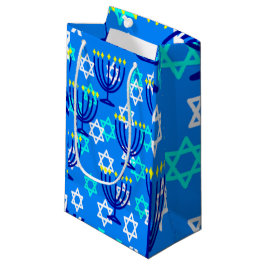 Bolsa De Regalo Pequeña Hanukkah Menorahs