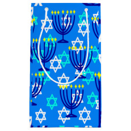 Bolsa De Regalo Pequeña Hanukkah Menorahs