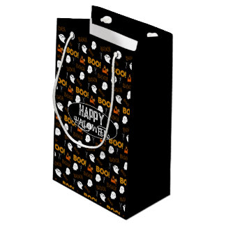 BOLSA DE REGALO PEQUEÑA HAPPY HALLOWEEN SPOOKY SCARY HAUNED