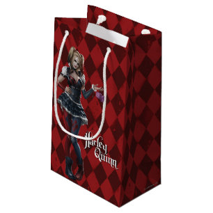 Bolsa De Regalo Pequeña Harley Quinn con dados difusos
