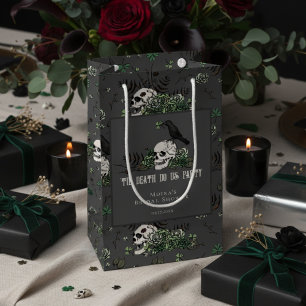 Bolsa De Regalo Pequeña Hasta que la muerte Ducha nupcial de cráneos irlan