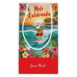 Bolsa De Regalo Pequeña Hawaii Santa Claus Christmas in Hawaii