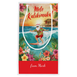 Bolsa De Regalo Pequeña Hawaii Santa Claus Christmas in Hawaii