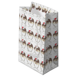 Bolsa De Regalo Pequeña Helado de Salsa de Chocolate Sundae Postre Cuchara