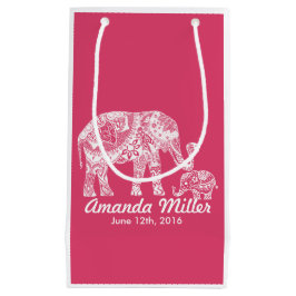 Bolsa De Regalo Pequeña Henna Elephant Baby Shower - Inspiración india