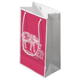 Bolsa De Regalo Pequeña Henna Elephant Baby Shower - Inspiración india