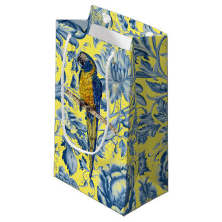 Bolsa De Regalo Pequeña Hermosa Mano - Macao Pintado En Peligro