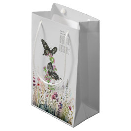 Bolsa De Regalo Pequeña Hermosa Mariposa Rosa de Ceilán pintada a mano