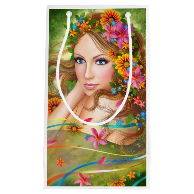 Bolsa De Regalo Pequeña Hermosa mujer (Anverso)