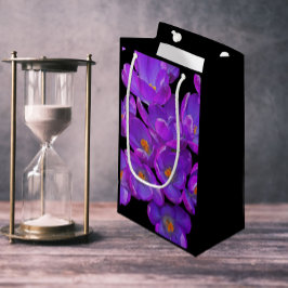 Bolsa De Regalo Pequeña Hermosa Primavera Morada Cruza La Flora