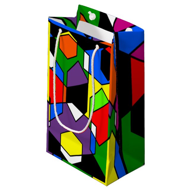 Bolsa De Regalo Pequeña Hexagon Bauhaus (Angulo Anverso)