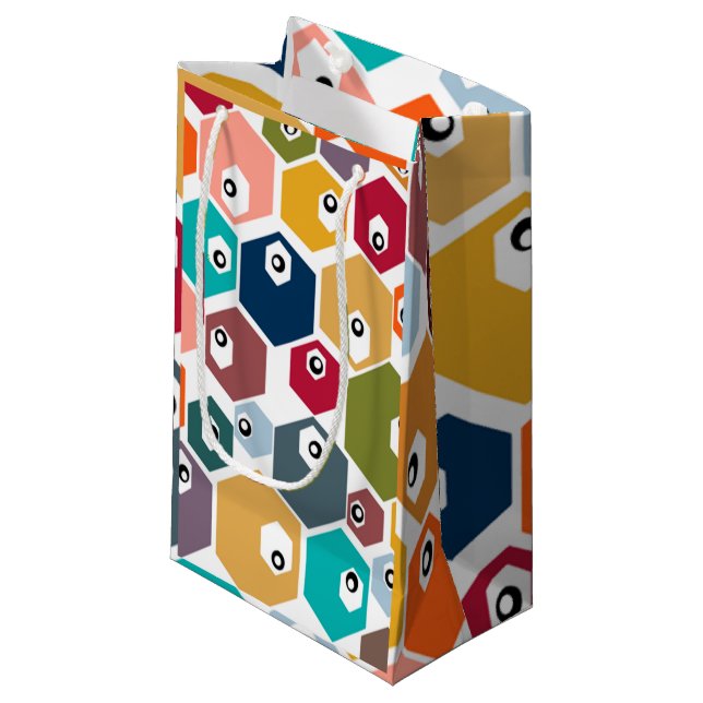 Bolsa De Regalo Pequeña Hexagon Eyeballs (Angulo Anverso)