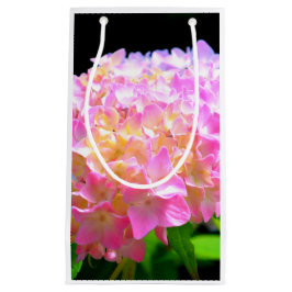 Bolsa De Regalo Pequeña Hidraneas naranja púrpura rosa