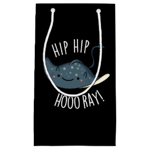 Bolsa De Regalo Pequeña Hip Hip Hoo-ray divertido castigo Pun Ray oscuro B
