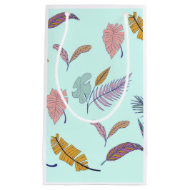 Bolsa De Regalo Pequeña Hojas