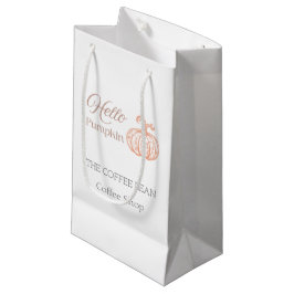 Bolsa De Regalo Pequeña Hola Arteasanía de Café de Otoño Branding