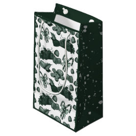 Bolsa De Regalo Pequeña Holiday Sweets- Pine (Solid)