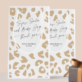 Bolsa De Regalo Pequeña Huella animal Safari Mochila moderna Baby Shower G