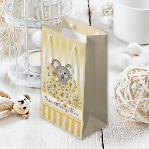 Bolsa De Regalo Pequeña Huella de oro Bebé de Koala Niños