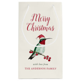 Bolsa De Regalo Pequeña Hummingbird Personalizado de los navidades con el 