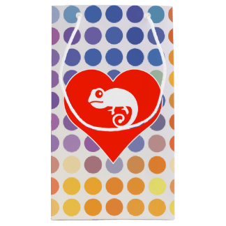 Bolsa De Regalo Pequeña Icono del camaleón