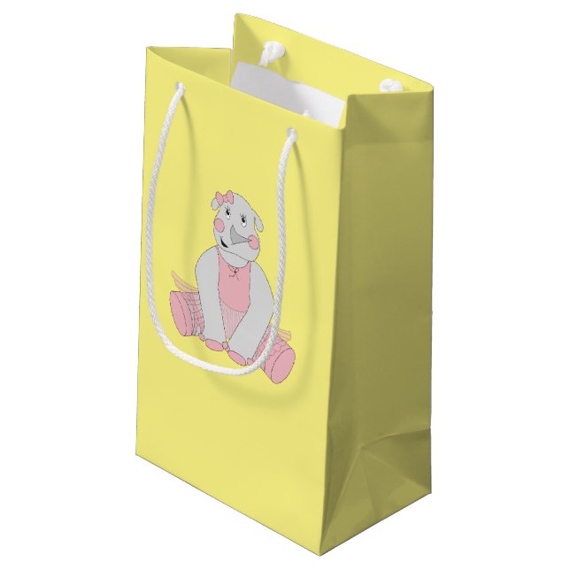 Bolsa De Regalo Pequeña illusima Ballerina Rhino (Angulo reverso)
