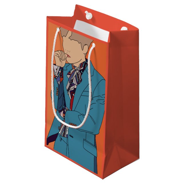 Bolsa De Regalo Pequeña Ilustracion Kpop (Angulo Anverso)