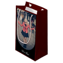 Bolsa De Regalo Pequeña Imagen Personalizada Con Texto De Nombre