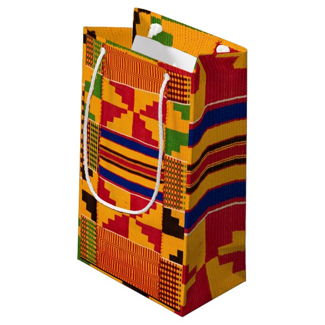 Bolsa De Regalo Pequeña Impresión africana (Angulo reverso)