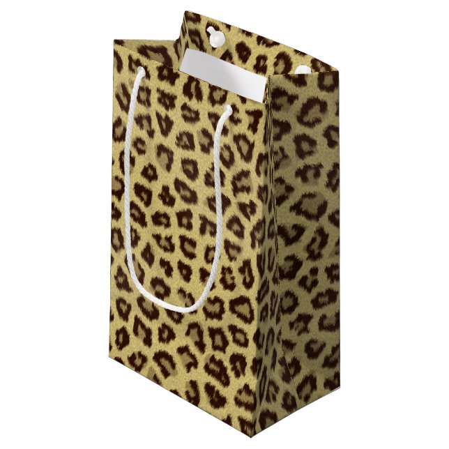 Bolsa De Regalo Pequeña Impresión de leopardo/chita (Angulo Anverso)